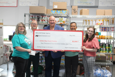 Tim & Brian presenting check to CCIEC